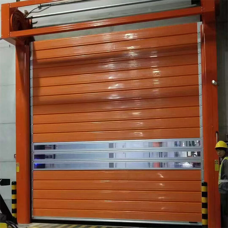 Système d'accès de séparation de zone de production, solution de porte rapide en spirale pour ligne de fabrication