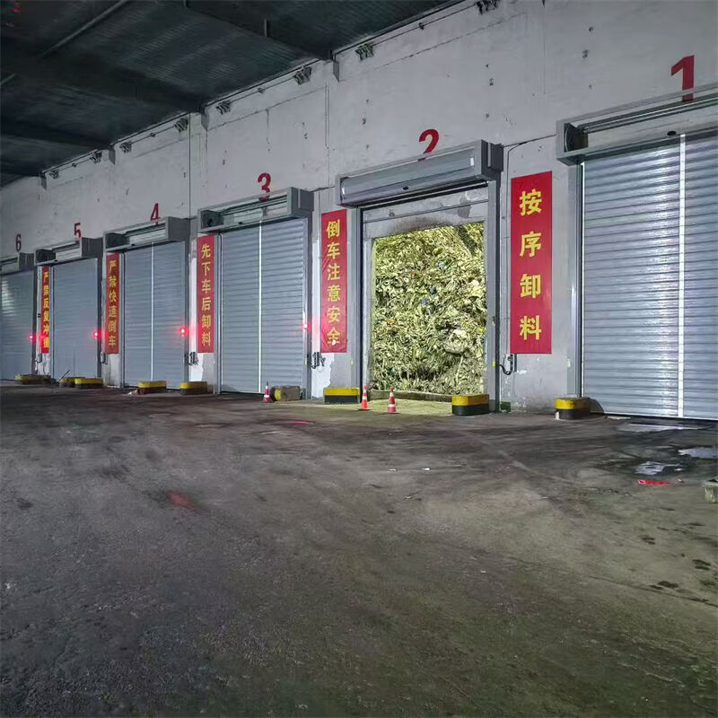 1000-Cycle Daily High-Frequency Spiral High Speed Door 40mm Insulated Panels 24dB Sound Reduction System