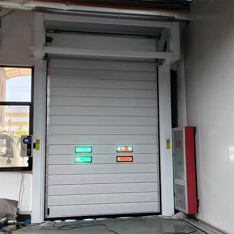 Energy-Efficient PU-Insulated Aluminum Panel Spiral High Speed Door For Thermal Access Applications