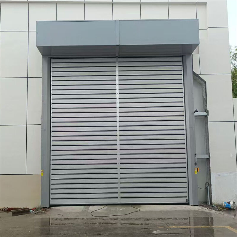 Aluminum Spiral High Speed Turbo Track Door System For Industrial Access Applications