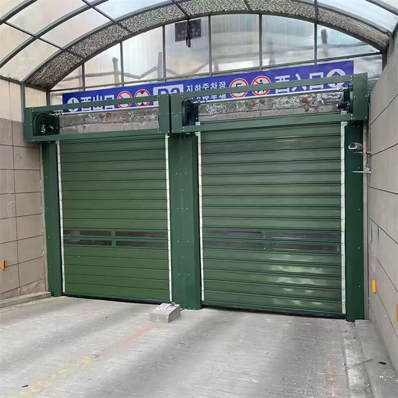 Spiral High Speed Door for Parking Garages