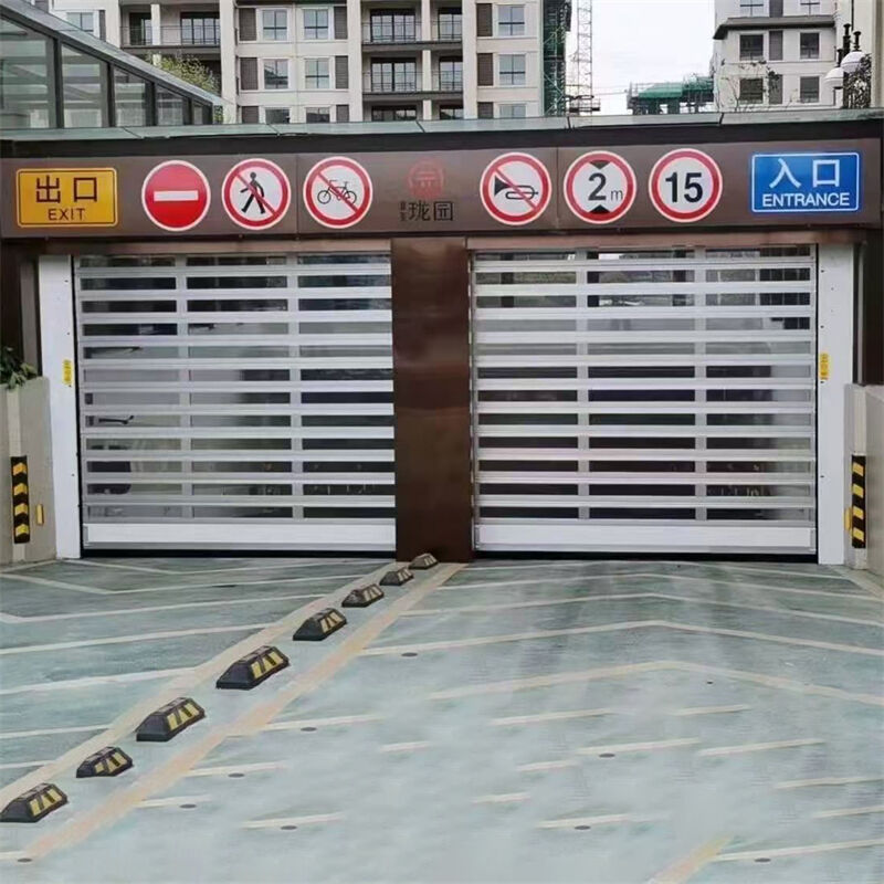 100000-Cycle Safety-Edge Aluminum Spiral High Speed Door For Industrial Access Operations
