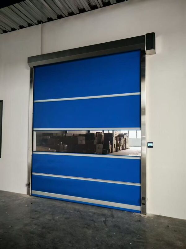 Easy-Install Low-Maintenance PVC Industrial High Speed Door For Car Wash Workshop Factory