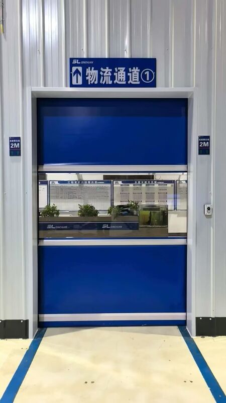Easy-Install Low-Maintenance PVC Industrial High Speed Door For Car Wash Workshop Factory