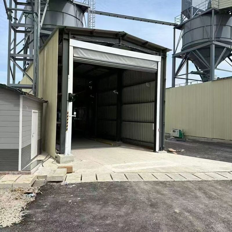 High-Frequency Heavy-Duty PVC Stacking High Speed Folding Door For Continuous Logistics Traffic