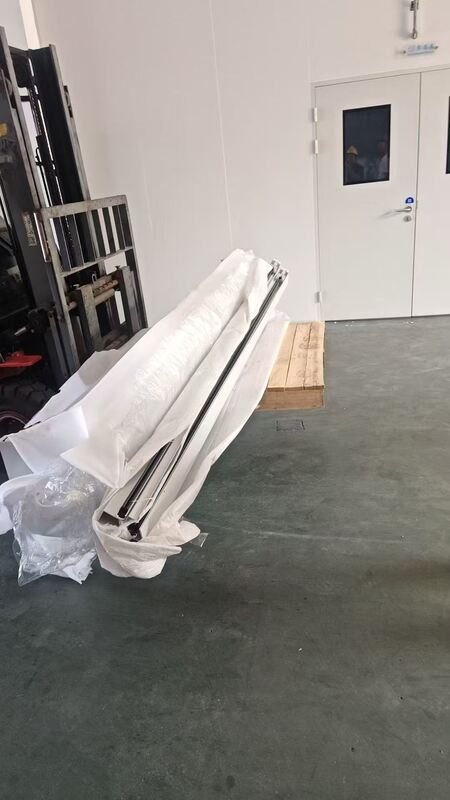 Anti-Collision Breakaway Auto-Reset PVC High Speed Zipper Door For Forklift Traffic Openings