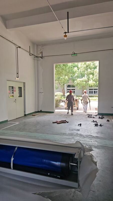 Anti-Collision Breakaway Auto-Reset PVC High Speed Zipper Door For Forklift Traffic Openings
