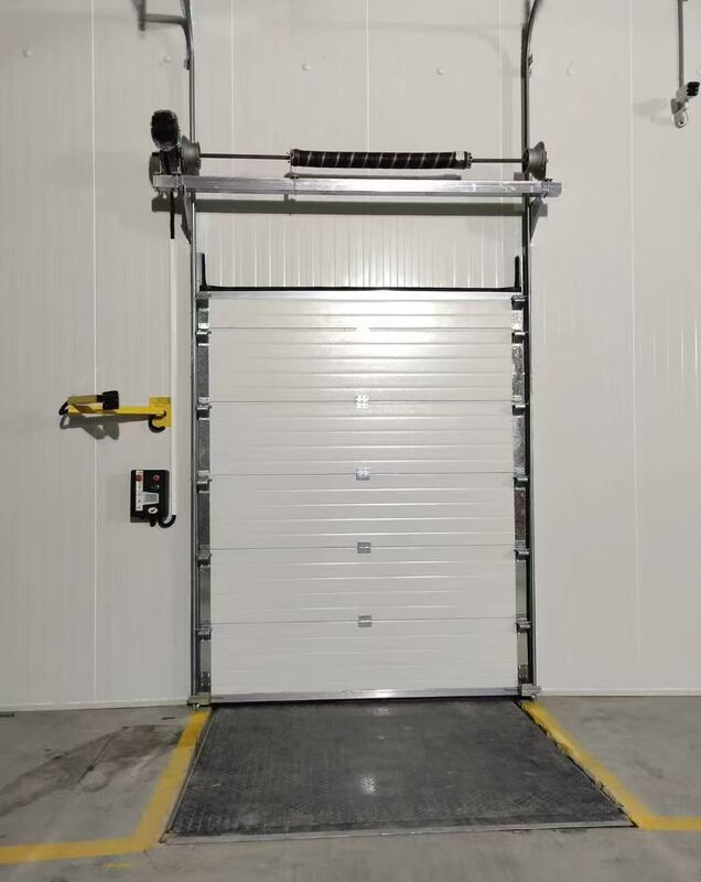 Anti-Drop Protection Industrial Sectional Overhead Door with Wire-Rope Anti-Break and Spring Anti-Broken Devices