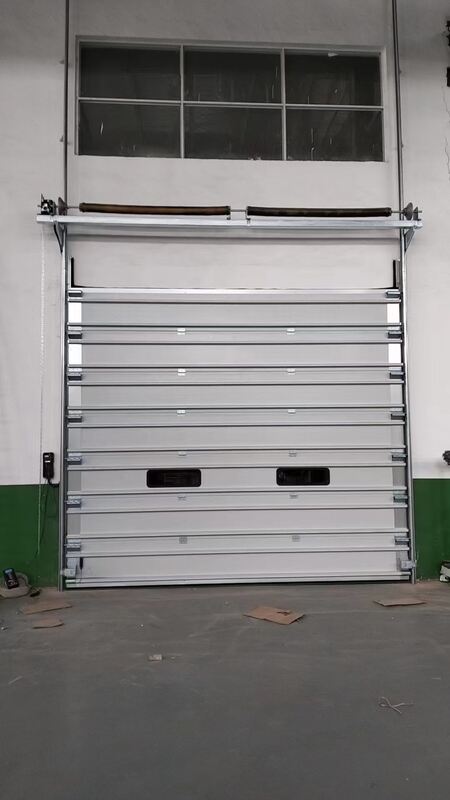 Custom-Size Configurable Industrial Sectional Overhead Door with 24dB Sound Insulation and Level 7-8 Wind Resistance