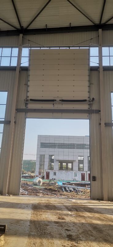Reinforced Thermal-Insulated Sectional Overhead Door with Wind Resistance Level 7-8 for Heavy-Duty Factory Entrances