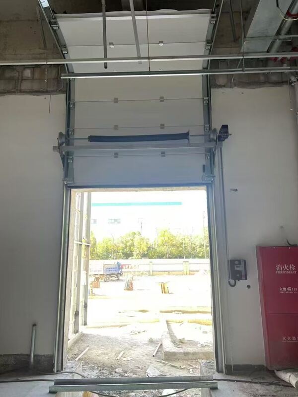 Custom-Size Configurable Industrial Sectional Overhead Door for Non-Standard Workshop Openings with 24dB Sound Insulation