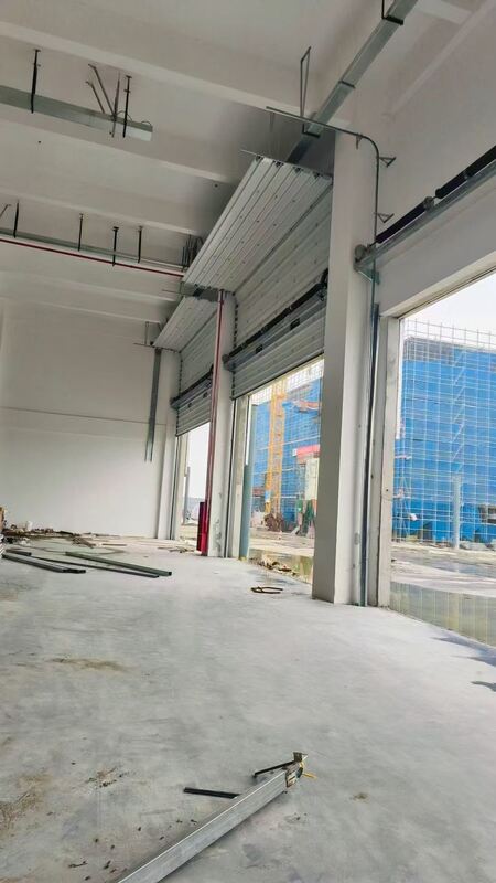 Custom-Size Configurable Industrial Sectional Overhead Door for Non-Standard Workshop Openings with 24dB Sound Insulation