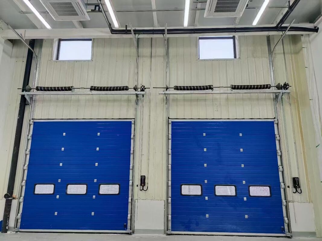 Weatherproof Quiet Operation Low-Maintenance Industrial Sectional Overhead Door for Outdoor Facility Access