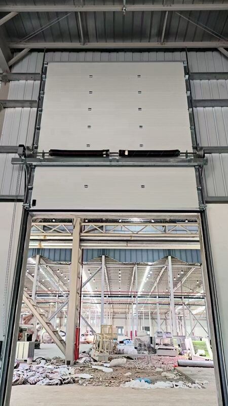 Weatherproof Quiet Operation Low-Maintenance Industrial Sectional Overhead Door for Outdoor Facility Access