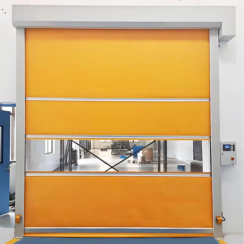 Custom Dimension PVC Industrial High Speed Door with Custom Colors and Activation for Non-Standard Openings