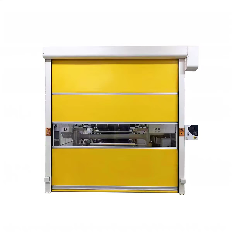 Motorized Servo Drive PVC High Speed Door for 1000+ Cycles Daily with Adjustable Speed 0.8-2.0 m/s