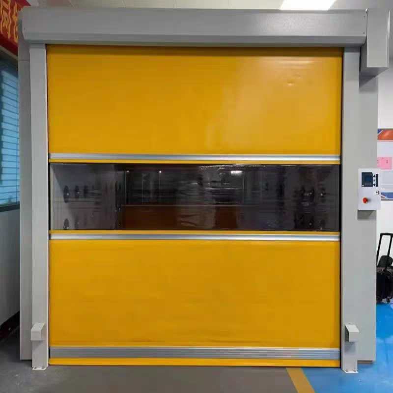Custom Color Configuration PVC High Speed Door with Custom Dimensions and Activation for Industrial Use