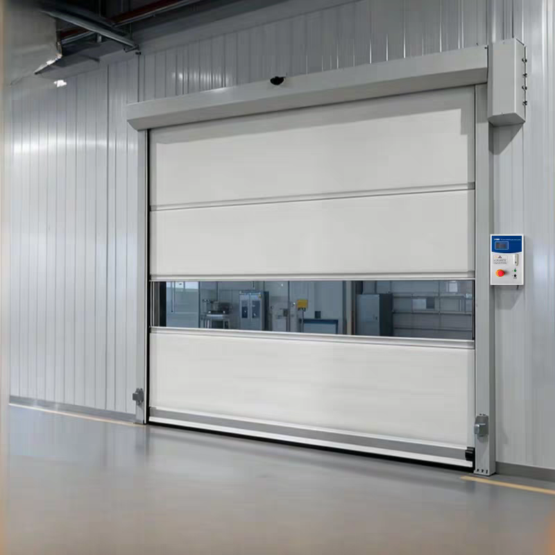 Custom Dimension PVC Industrial High Speed Door with Custom Colors and Activation for Non-Standard Openings