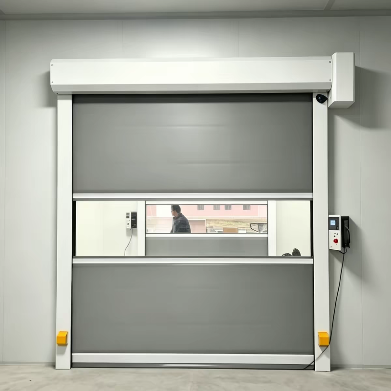 Custom Color Configuration PVC High Speed Door with Custom Dimensions and Activation for Industrial Use
