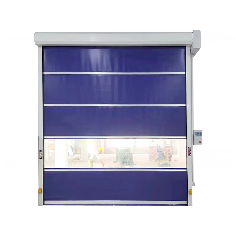 Replaceable Curtain PVC High Speed Door with DSP Servo System for Easy Maintenance