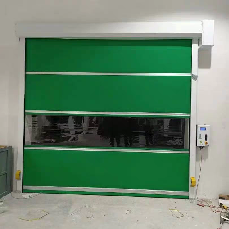 Motorized Servo Drive PVC High Speed Door for 1000+ Cycles Daily with Adjustable Speed 0.8-2.0 m/s