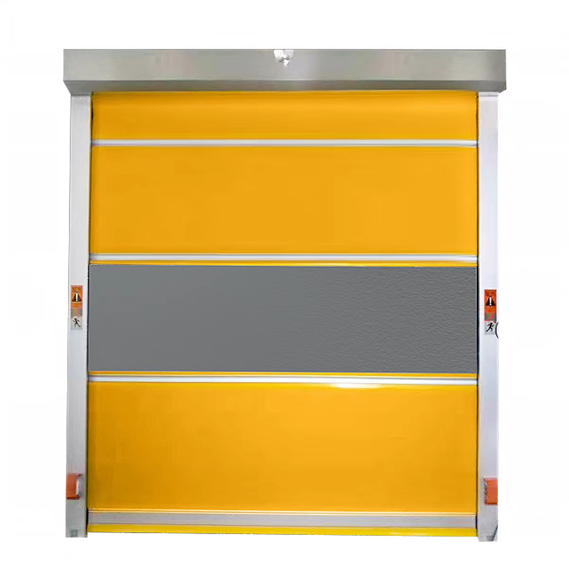 Replaceable Curtain PVC High Speed Door with DSP Servo System for Easy Maintenance