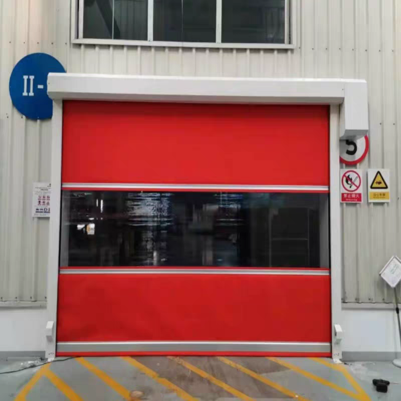 Custom Color Configuration PVC High Speed Door with Custom Dimensions and Activation for Industrial Use