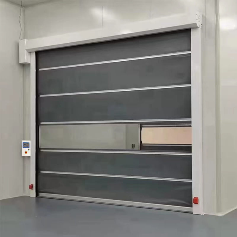 Intelligent Control Drive PVC High Speed Door with High-Frequency Duty and Adjustable Speed for Industrial Use