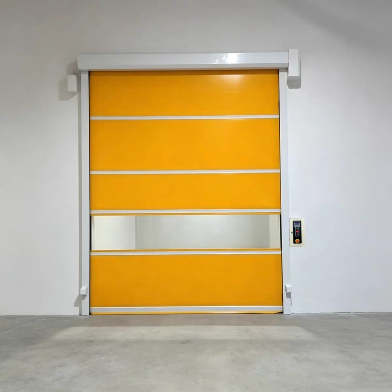 Photoelectric Sensor Industrial High Speed Door with Emergency Stop and DSP Servo System for Enhanced Safety