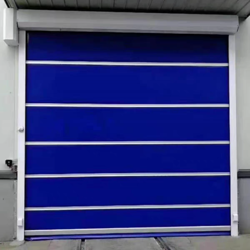 Quick Access Component PVC High Speed Door with Replaceable Curtain and DSP Servo System