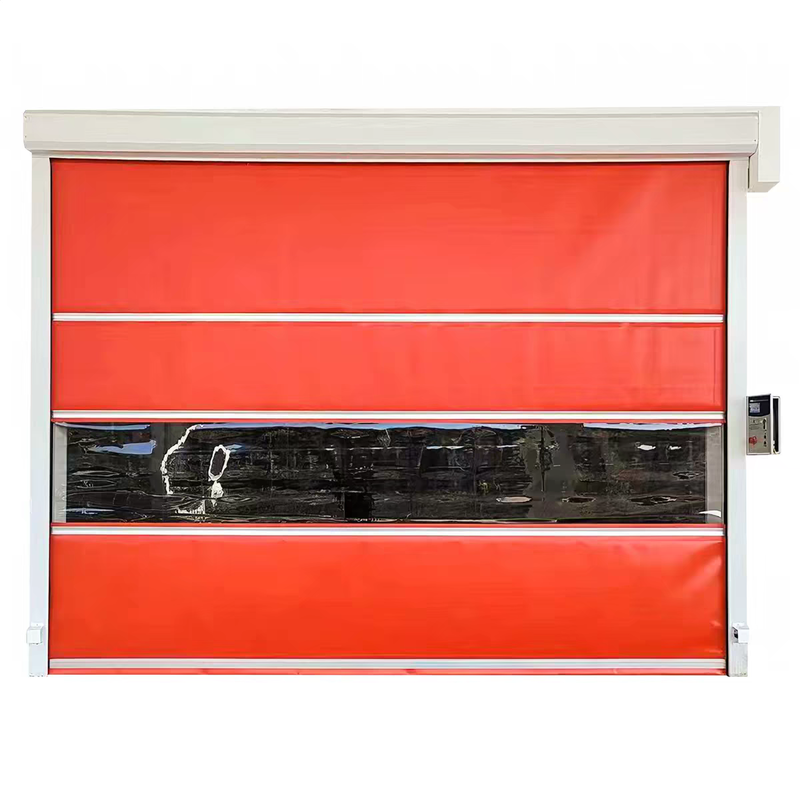 Dust-Sealed PVC Industrial High Speed Door with 0.8-2.0 m/s Opening Speed and Side Brush Seals