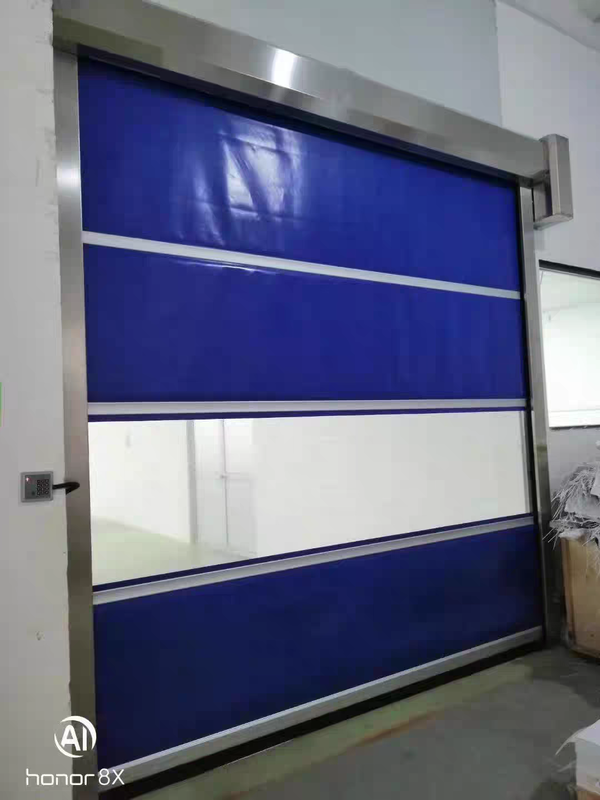 Photoelectric Sensor Industrial High Speed Door with Emergency Stop and DSP Servo System for Enhanced Safety