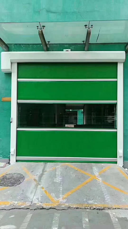 Sensor-Interlocked PVC Industrial High Speed Door with 0.8-2.0 m/s Opening Speed and DSP Servo System