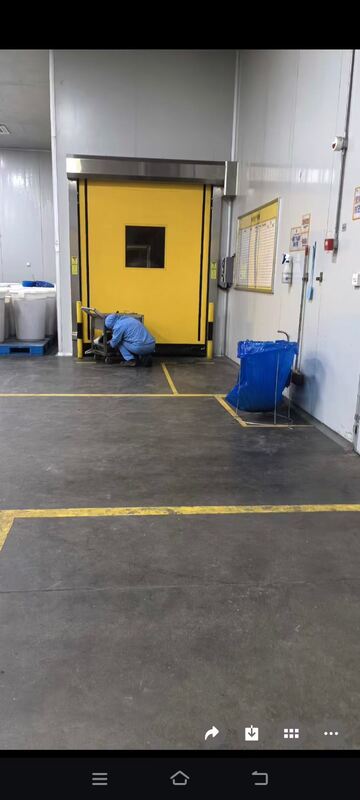 Self-Repairing Zipper Curtain High Speed Zipper Door with 0.8-2.0 m/s Opening Speed and Galvanized Steel Frame