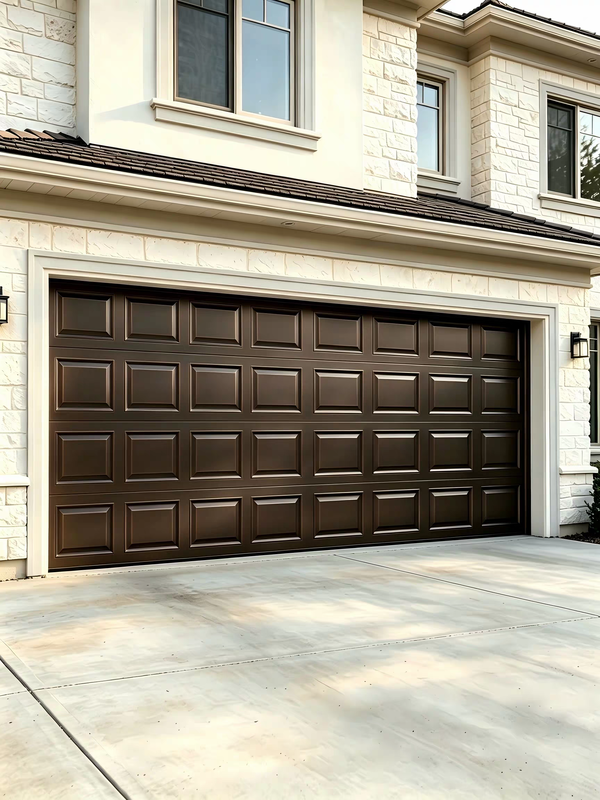 Insulated Sectional Garage Door with Low Noise Motor and 40 mm Polyurethane Insulated Panels for Residential Use