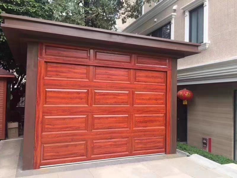 Insulated Sectional Garage Door with 40 mm Polyurethane Panels and Efficient Low-Noise Motor for Commercial Use