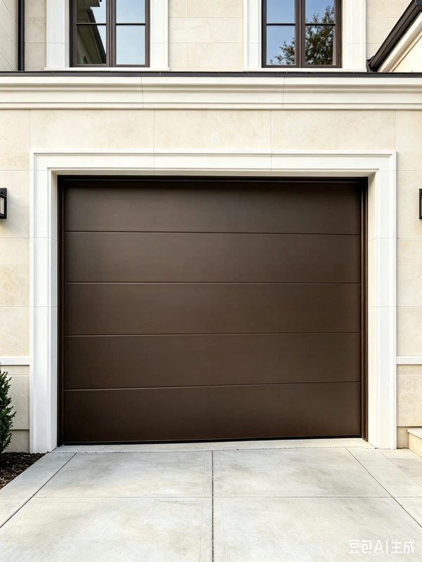 Insulated Sectional Garage Door with Full Perimeter Sealing, 40 mm Polyurethane Insulated Panels, and 1.5 mm Embedded Steel Reinforcement
