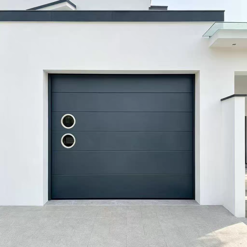 Reinforced Insulated Sectional Garage Door with 1.5 mm Embedded Steel Plate and ± 0.5 mm Panel Straightness for Heavy Daily Use