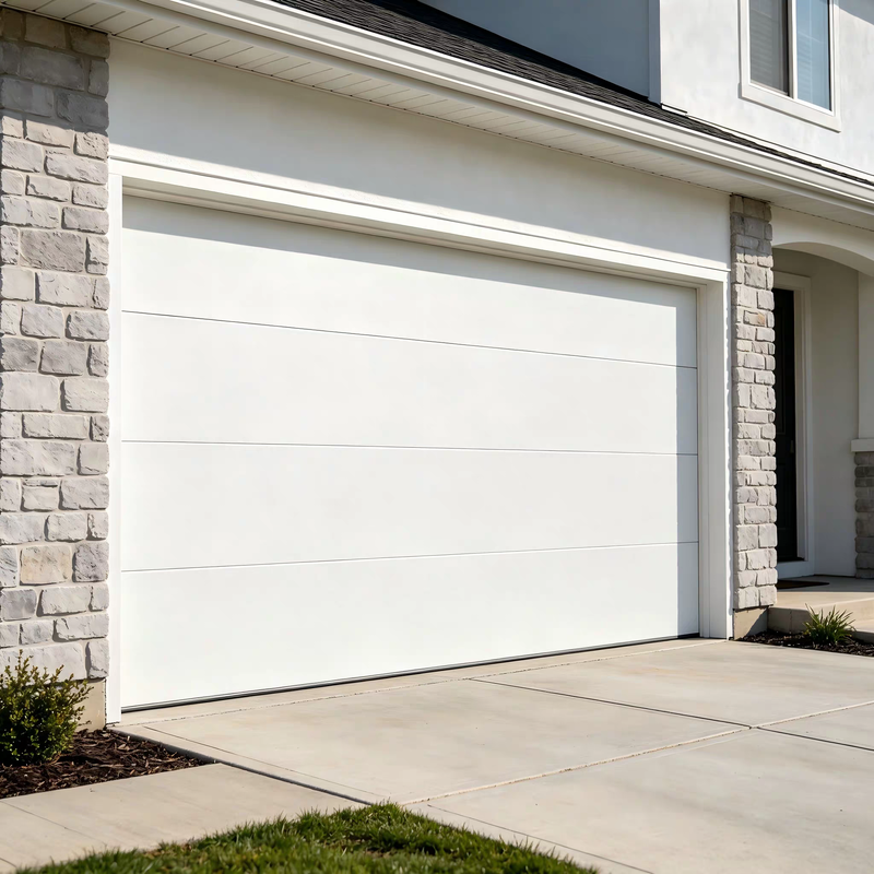 40mm Polyurethane Foam Core Insulated Garage Door with 48kg/m3 Density for Residential Application