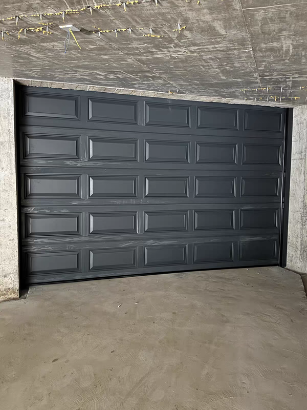 Reinforced Insulated Sectional Garage Door with 0.5 mm Straightness Tolerance and 1.5 mm Steel Reinforcement
