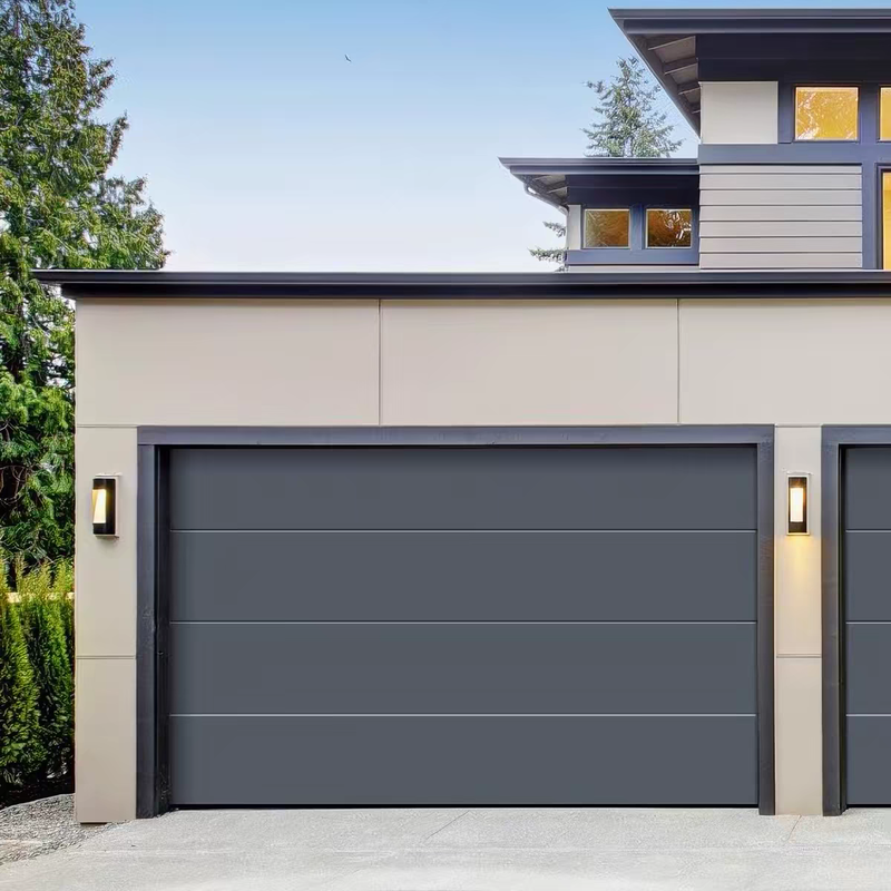 Commercial Insulated Sectional Garage Door with 40mm PU Panel and Sealed Joint Design for High Speed Operation