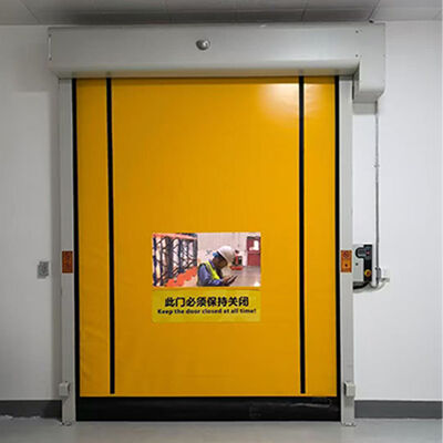 1.2–2.0 Mm Door Curtain Thickness High Speed Zipper Door For Loading & Unloading Buffer Area