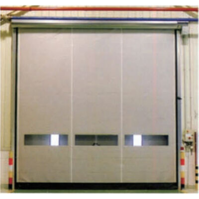 Self Repairing Reduce Downtime Industrial High Speed Zipper Door For Warehouse Internal Aisles